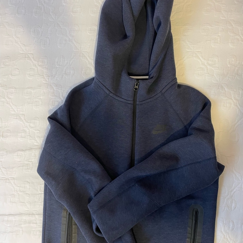 Nike Tech Dark Blue full zip hoodie